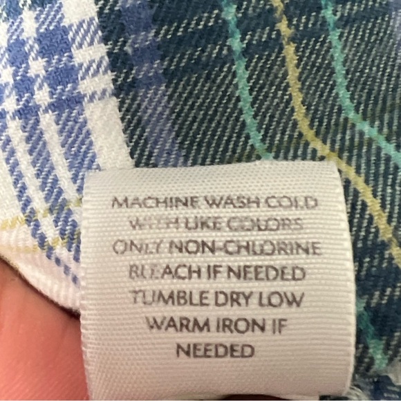 J.Jill Uncommon Threads Plaid Cotton Popover Tunic Pockets Basic Casual Size S - Picture 8 of 15